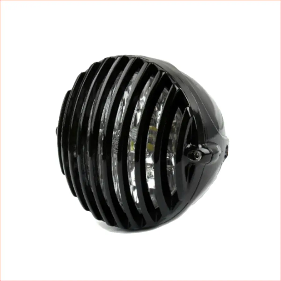 6" Gloss Black Grill Head Light - 55/60 Watts 1