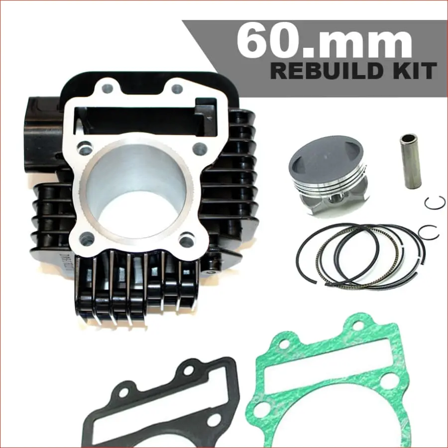 60Mm Cylinder Piston Rebuild Kit - 155Cc 1