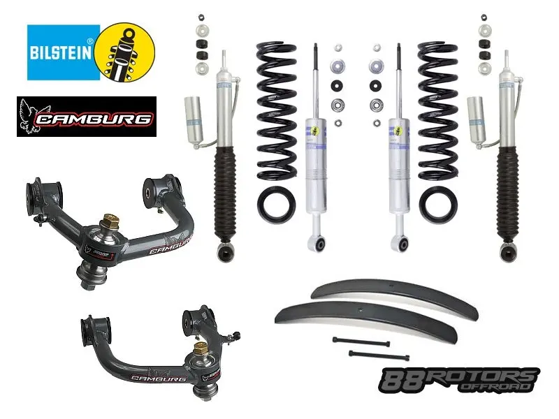 00-06 Toyota Tundra Bilstein 6112 & 5160 Shocks & Springs, Camburg Uca, Deaver Add-A-Leaf 1