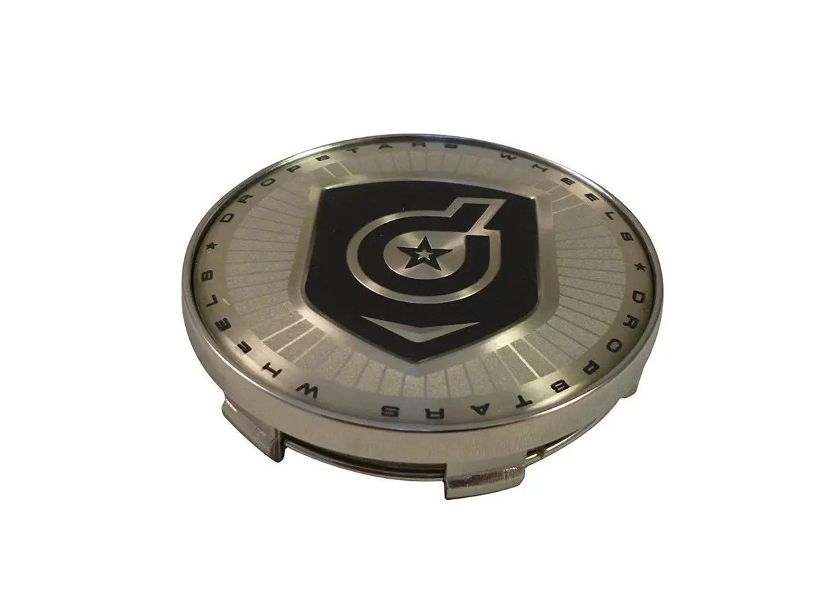 Dropstars Wheels 369K65 Chrome Custom Wheel Center Caps (4 Caps) 1
