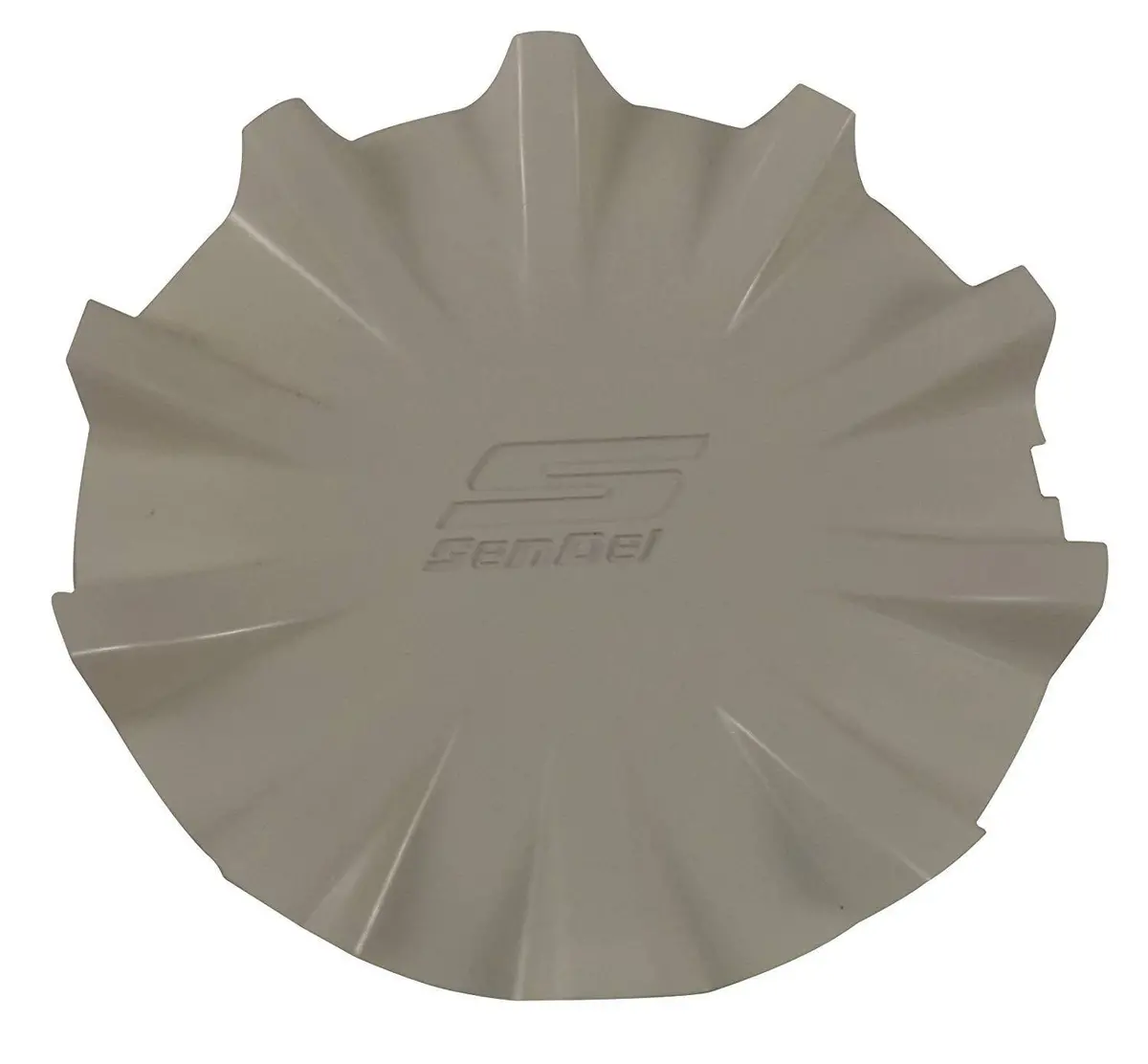 Sendel Wheels S-23 White Custom Wheel Center Caps (4 Caps) 1