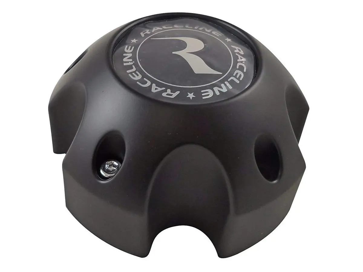 Raceline Wheels Pd-Capsx-P981-5H1 / 311160 Wheels Flat Black Custom Wheel Center Caps (1 Cap) 5 Lug 1