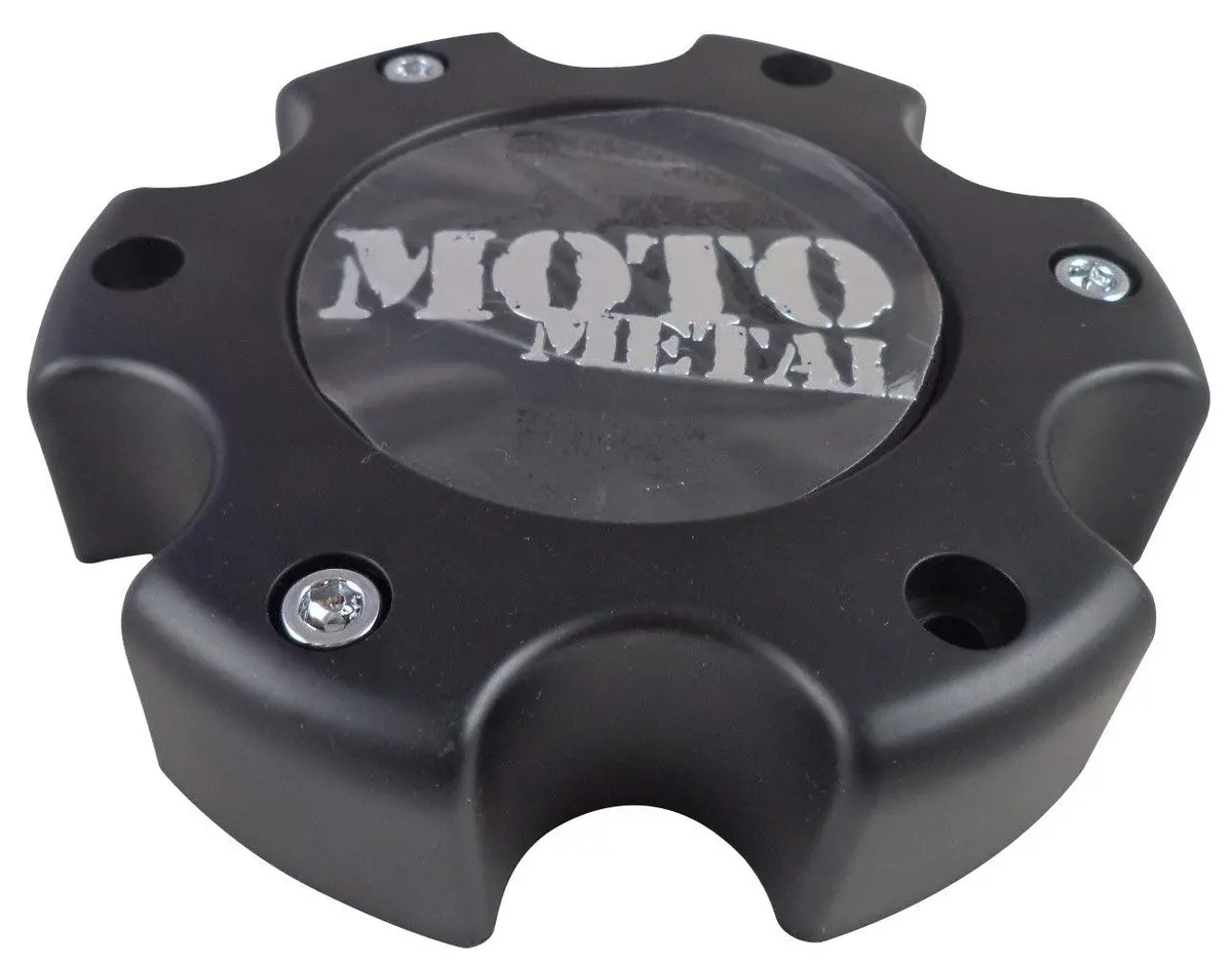 Moto Metal # 845L145 Wheels Flat Black Custom Wheel Center Caps New! (4 Caps) 1