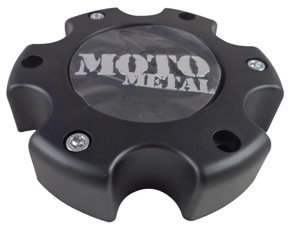 Moto Metal # 845L145 Wheels Flat Black Custom Wheel Center Caps New! (1 Cap) 1