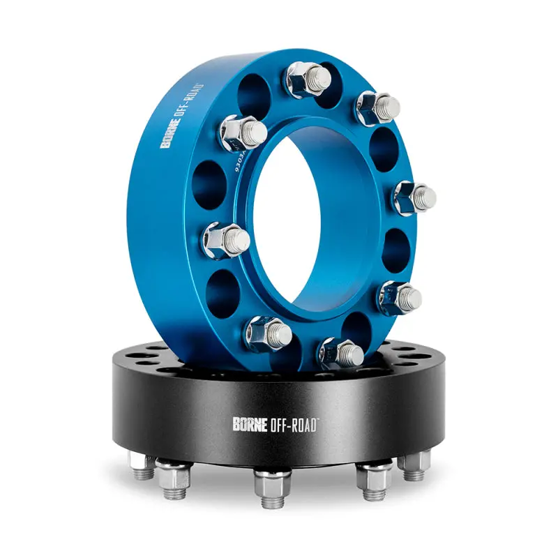 Borne Off-Road Wheel Spacers 8X165.1 121.3 50 M14 Blu 1