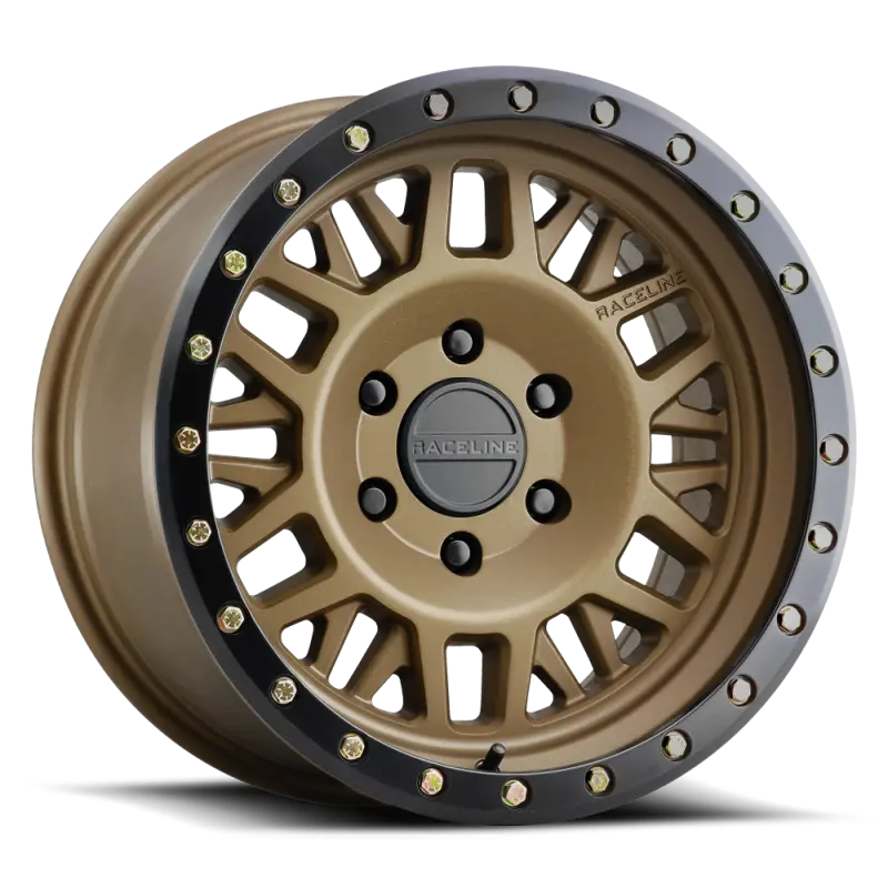 Raceline 951Bz Ryno 17X9in / 8X165.1 Bp / -12Mm Offset / 125.2Mm Bore - Bronze Wheel 1