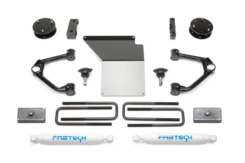 Fabtech 07-18 Gm K1500 W/Oe Forged Uca 3.5In Budget Uca System W/Rear Perf. Shocks 1