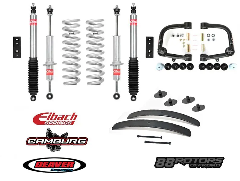 Eibach Pro-Truck Stage 1 Lift Kit – Compatible with 2005–2015 Toyota Tacoma (6-Lug, 6×139.7)