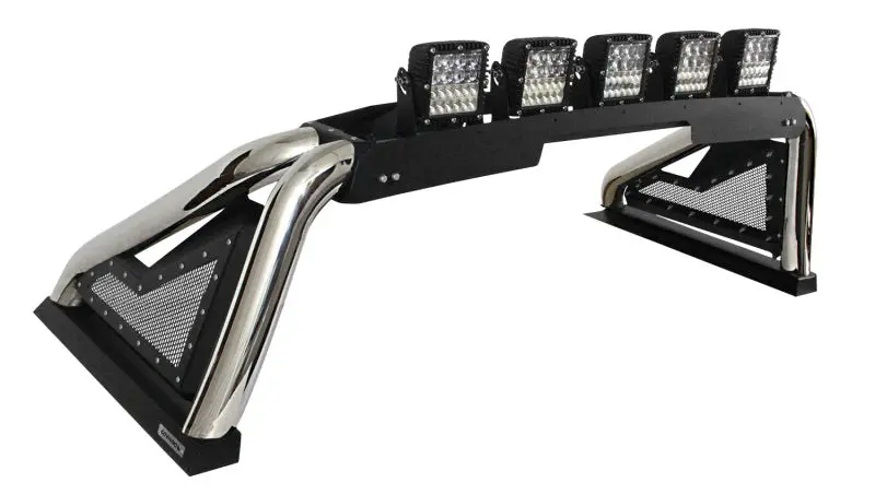 Go Rhino 15-20 Chevy Colorado Sport Bar 2.0 Complete Kit W/Sport Bar + Retractable Light Mnt 1