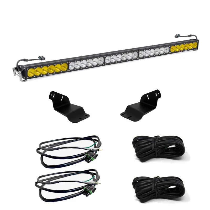 Baja Designs 2021+ Ford Bronco Roof Light Bar Kit 50 Inch Onx6+ Dual Control W/Upfitter 1