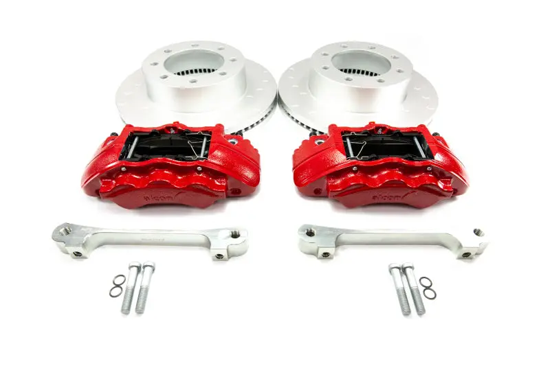 Alcon 2017+ Ford F250-F350 363X38mm Rotors 6 Piston Brake Kit - Front 1