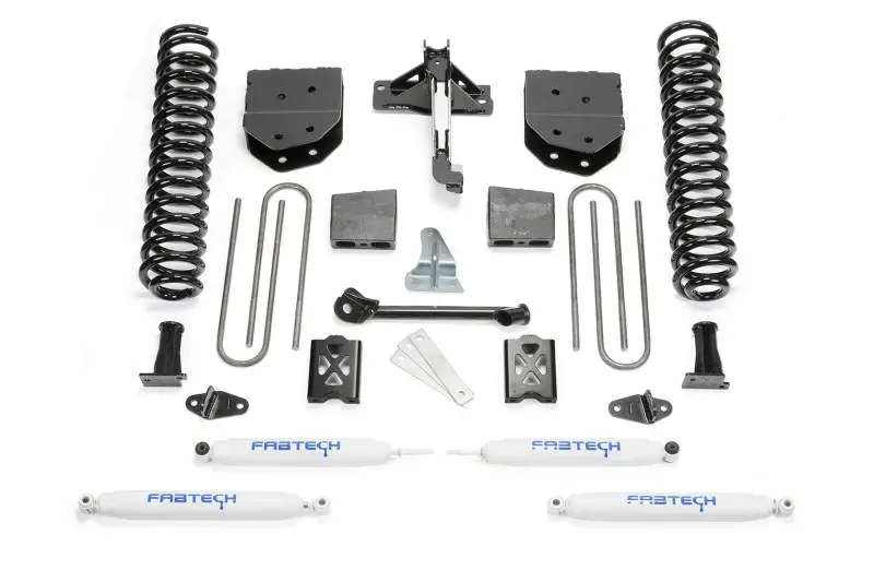 Fabtech 05-07 Ford F350 4Wd 6In Basic Sys W/Perf Shks 1