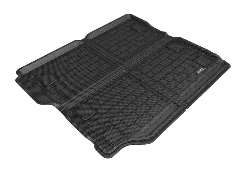 3D Maxpider 18-24 Jeep Wrangler Unlimited (Jl) W/ Sub No Flat Floor Cross Fold Kagu Blk Cargo Liner 1