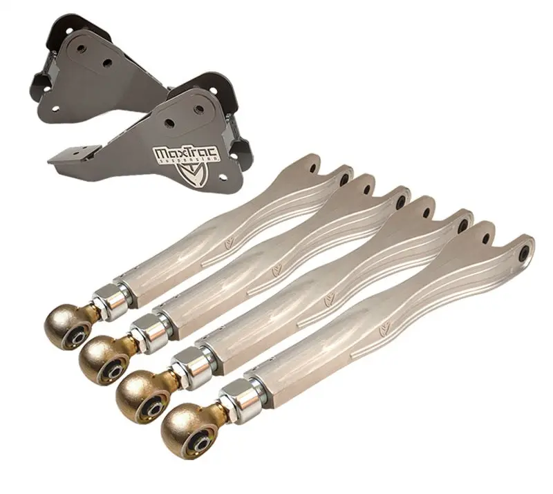 Maxtrac 17-19 Ford F-250/350 4Wd Dually 0-6In Adaptive 4-Link Arm Kit 1