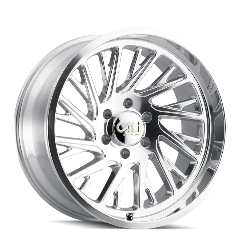 Cali Off-Road 9114 Purge 20X12 / 8X165.1 Bp / -51Mm Offset / 125.2Mm Hub Polished Wheel 1