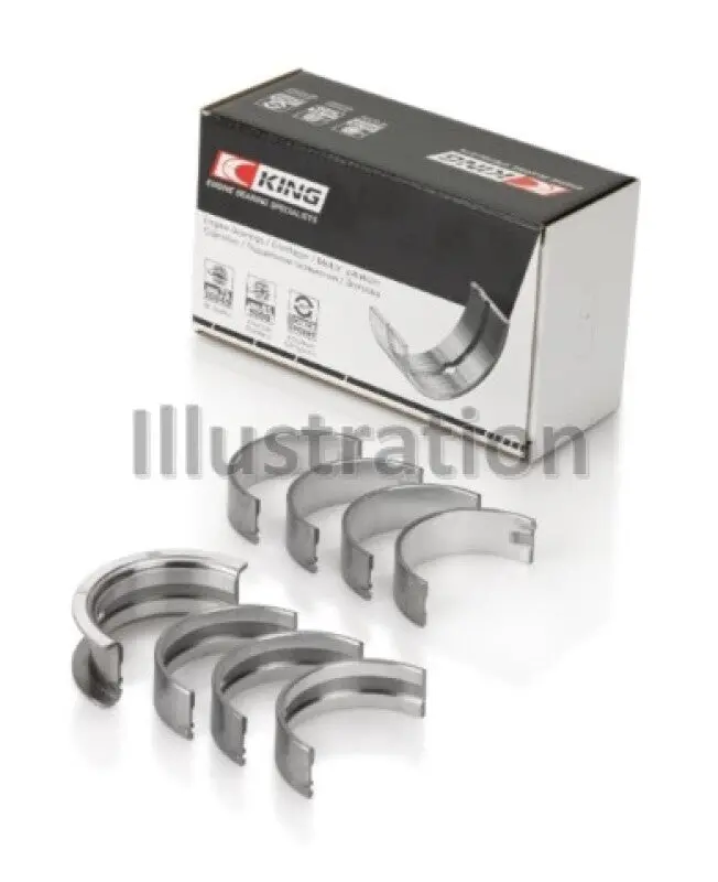 King Engine Bearings Chrysler Caravan 201Ci V6 Ohv (Size +1.0Mm) Main Bearing Set 1