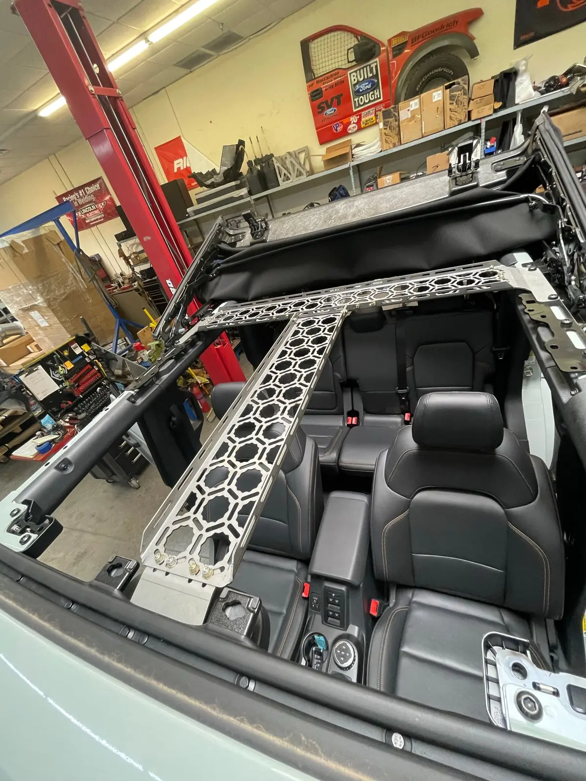 6Th Gen Bronco Roof Panel Mount Kit By Adapt-A-Panel (Full Section) 1