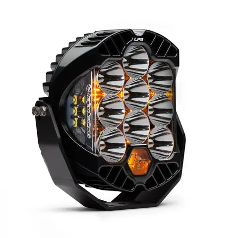 Baja Designs - Lp9 Pro Led Auxiliary Light Pod - Spot - Clear With Amber Backlight 1