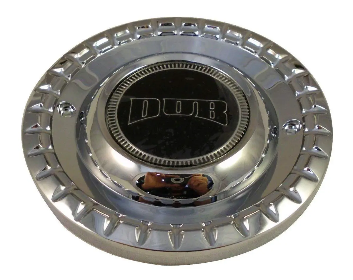 Dub Wheels Chrome Custom Wheel Center Cap # 5860-15 (1 Cap) 1