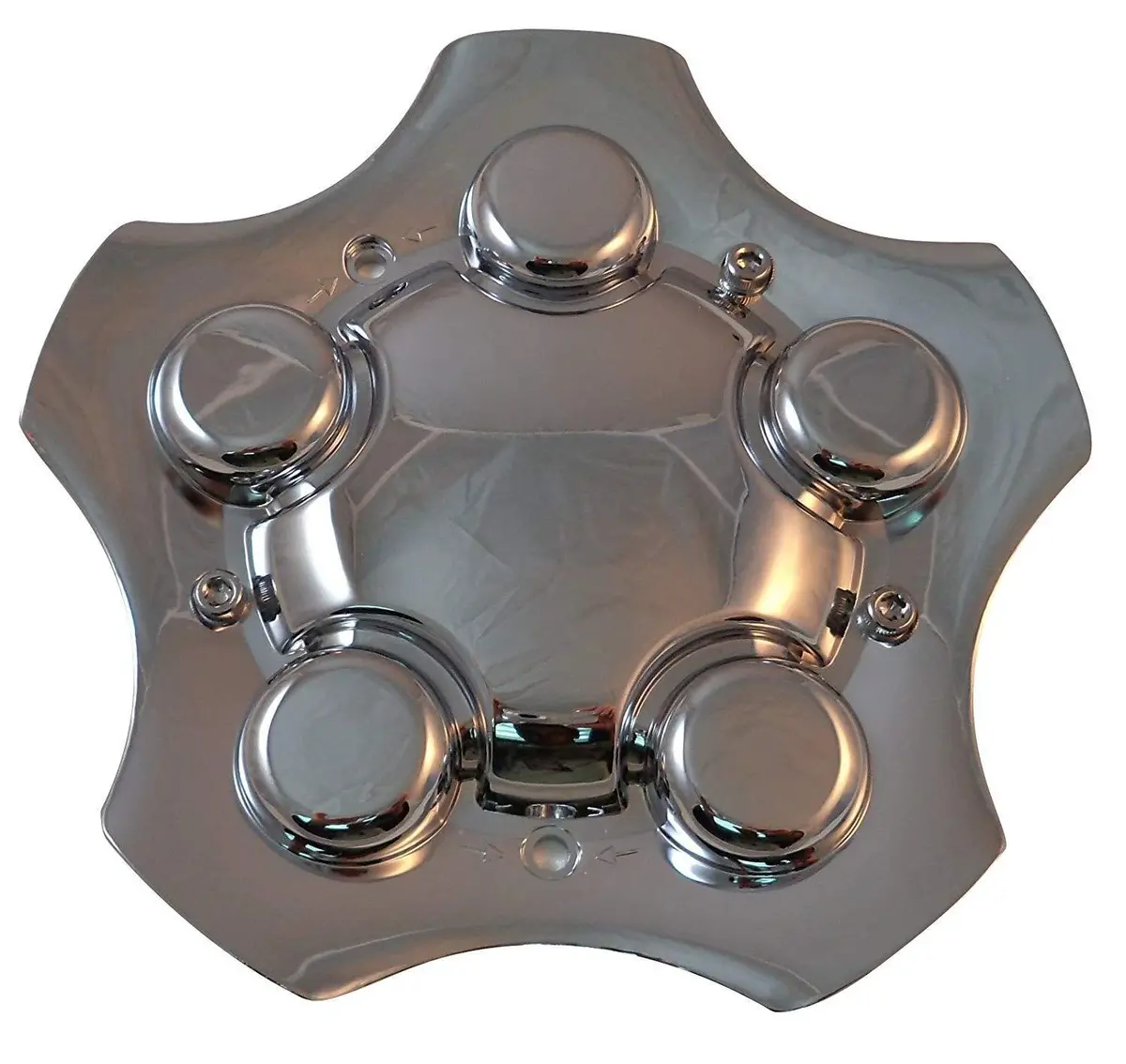 Rousch Wheels 8599-4/8590-0 Chrome Custom Wheel Center Caps (4 Caps) 1