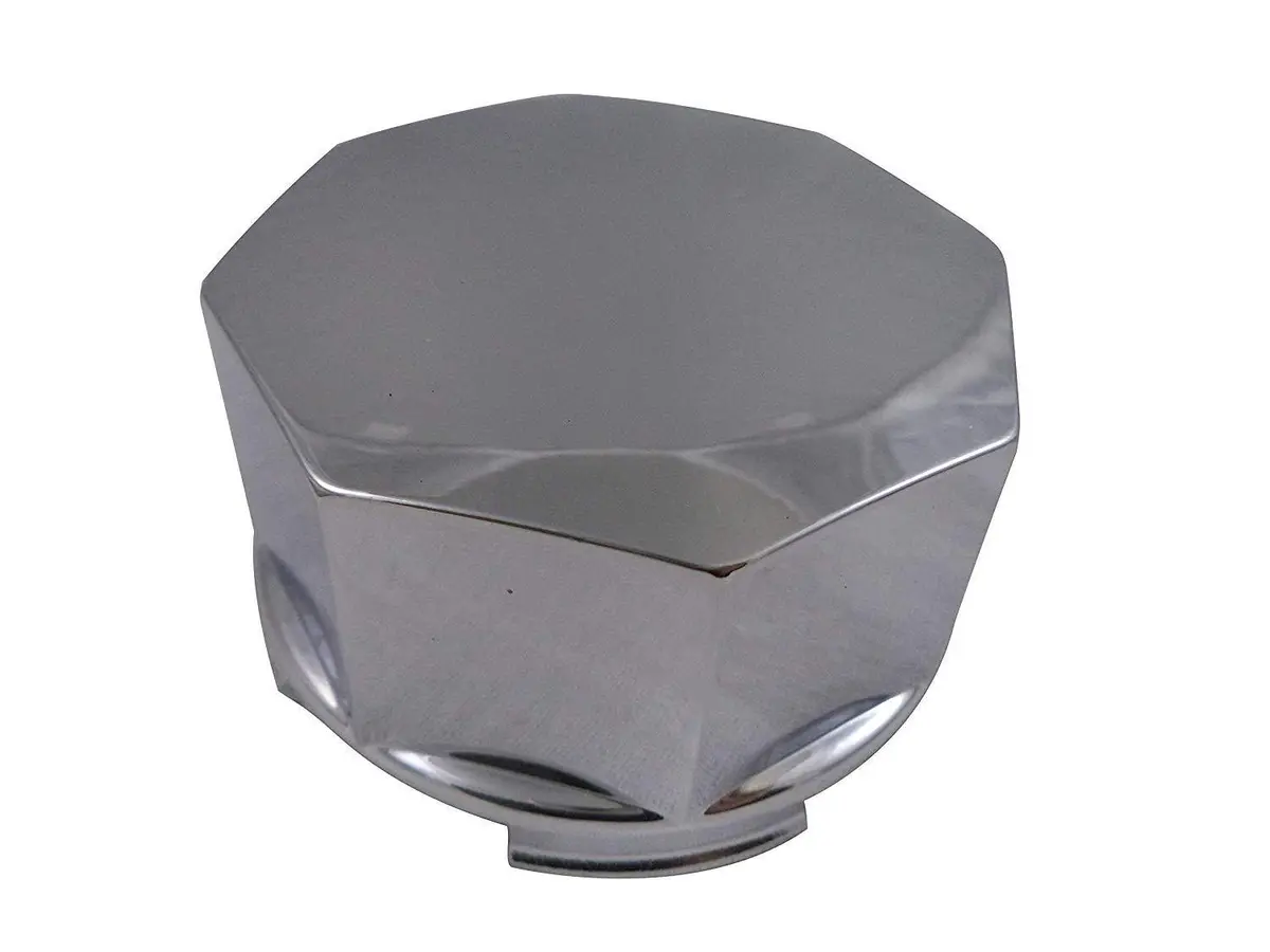 Player Wheels E1-2 Chrome Custom Wheel Center Caps (4 Caps) 1
