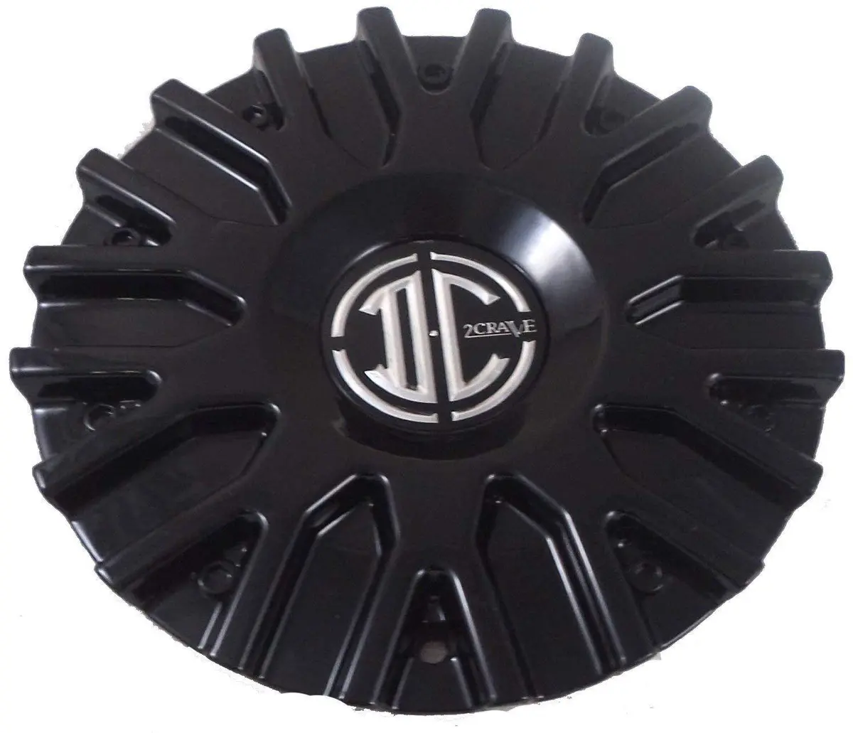 2 Crave # C106101-2295 Cap Wheels Gloss Black Custom Wheel Center Cap (1 Cap) 1