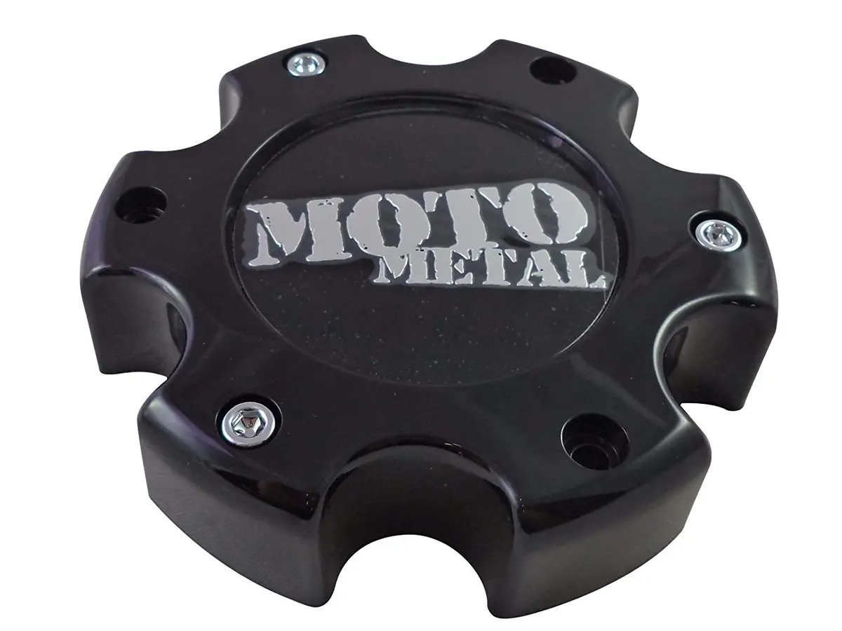 Moto Metal # 845L145 Wheels Gloss Black Custom Wheel Center Caps New! (4 Caps) 1
