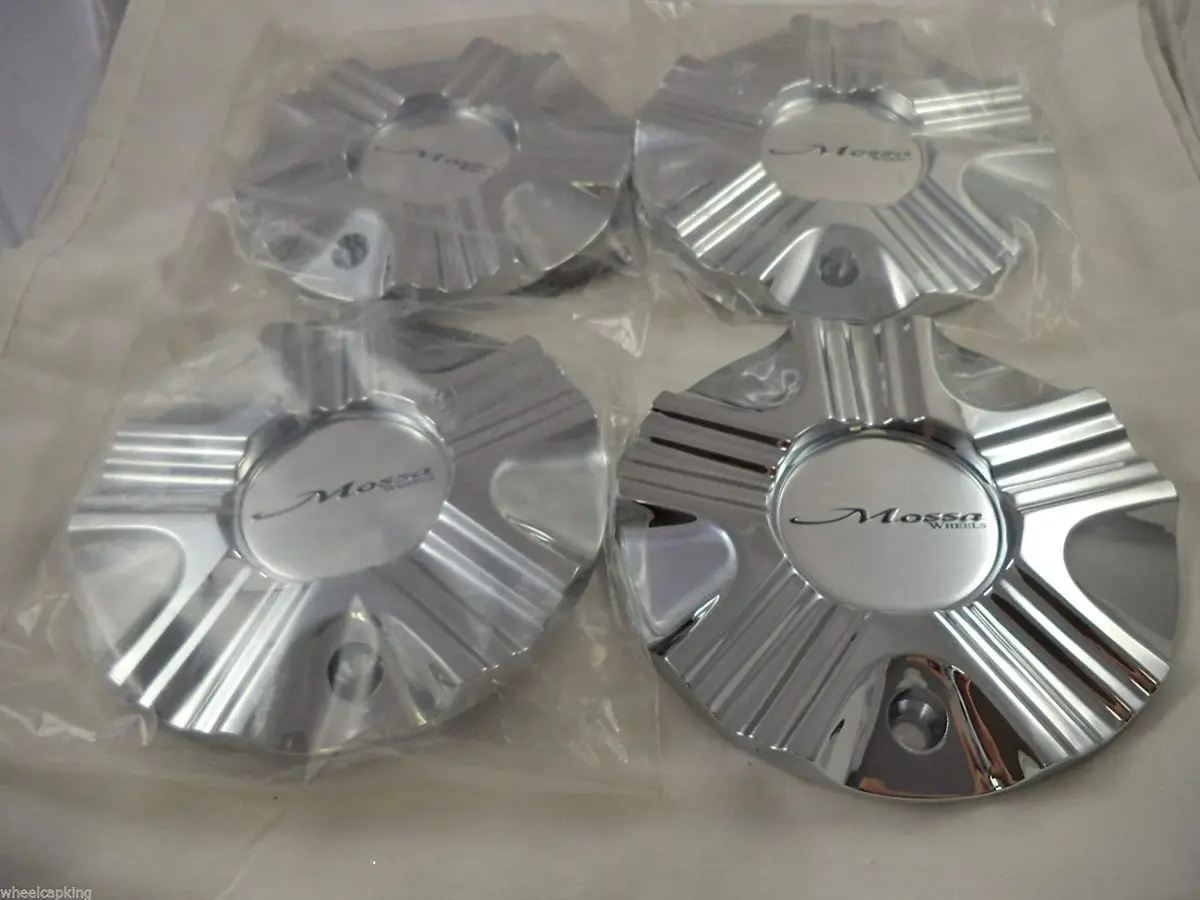 Mossa Wheels Chrome Custom Wheel Center Caps # C-743 / Cap-743C (4 Caps) 2