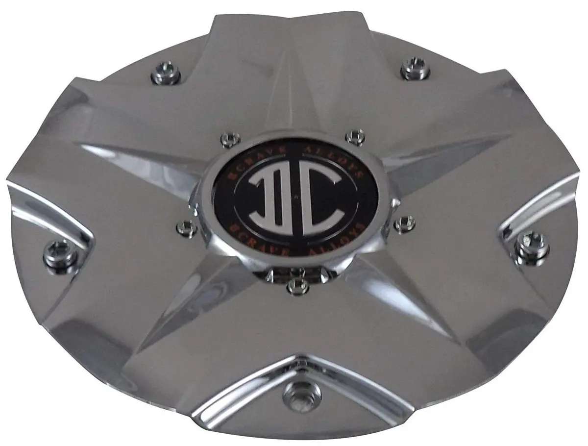 2 Crave Wheels Chrome Center Caps # C518702 (1 Cap) 1