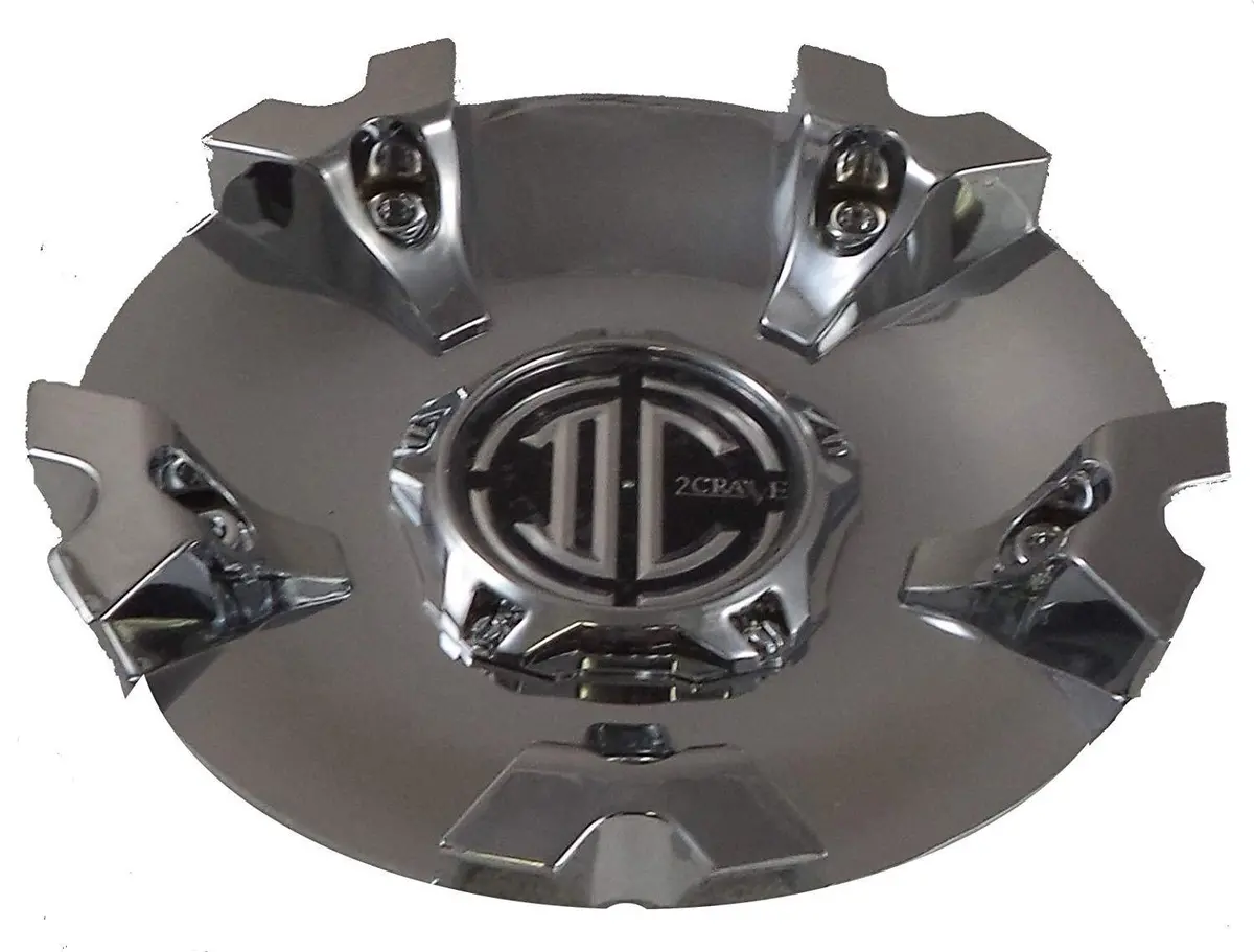 2 Crave Wheels Chrome Lug Wheel Center Caps Qty 4 # Cap-N018 1