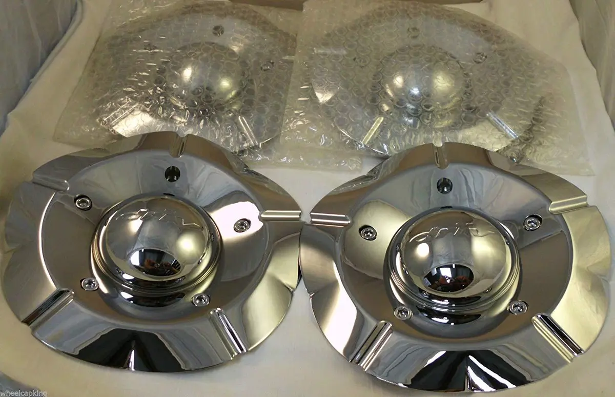 Driv # 8950-15-A / F206-03 Chrome Custom Wheel Center Cap (4 Caps) 2