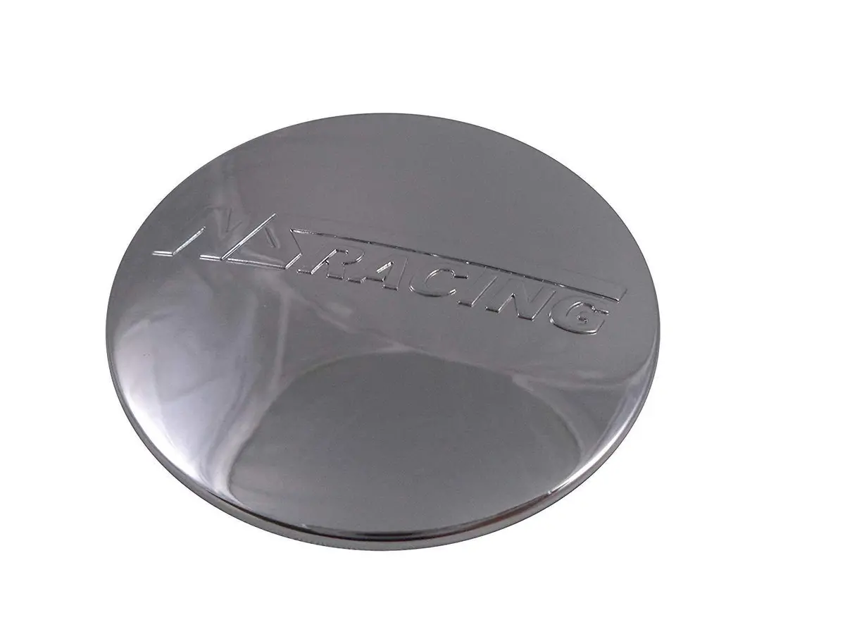 Ns Racing Wheels Chrome Custom Wheel Center Caps # F33(Ii) (4 Caps) 1