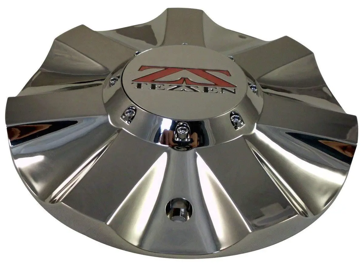 Tezzen Wheels Deco Rwd Chrome Custom Wheel Center Caps (4 Caps) 1