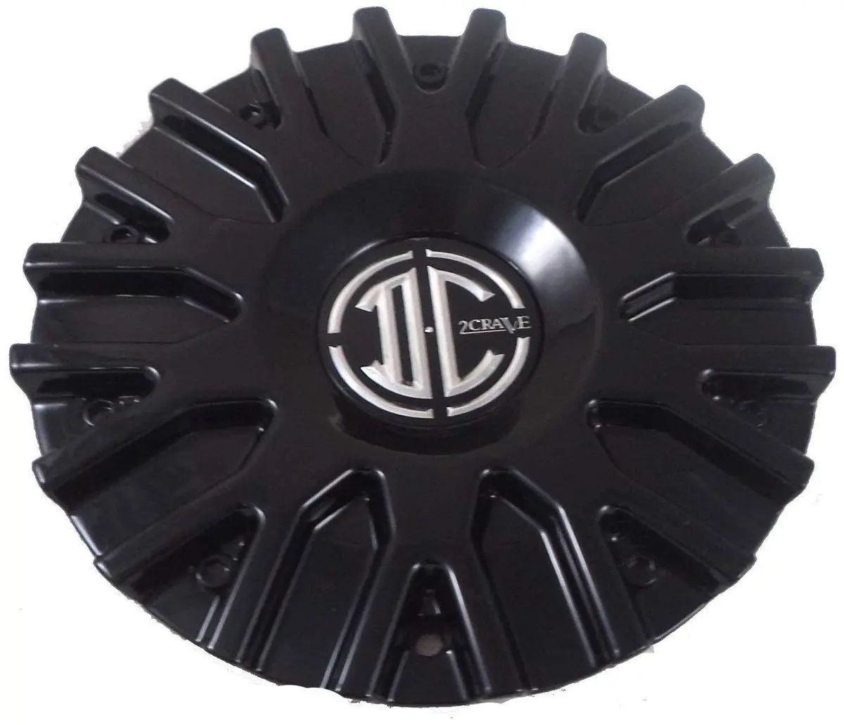 2 Crave Wheels Black Wheel Center Caps Qty 4 # C106101-2295 Cap 1