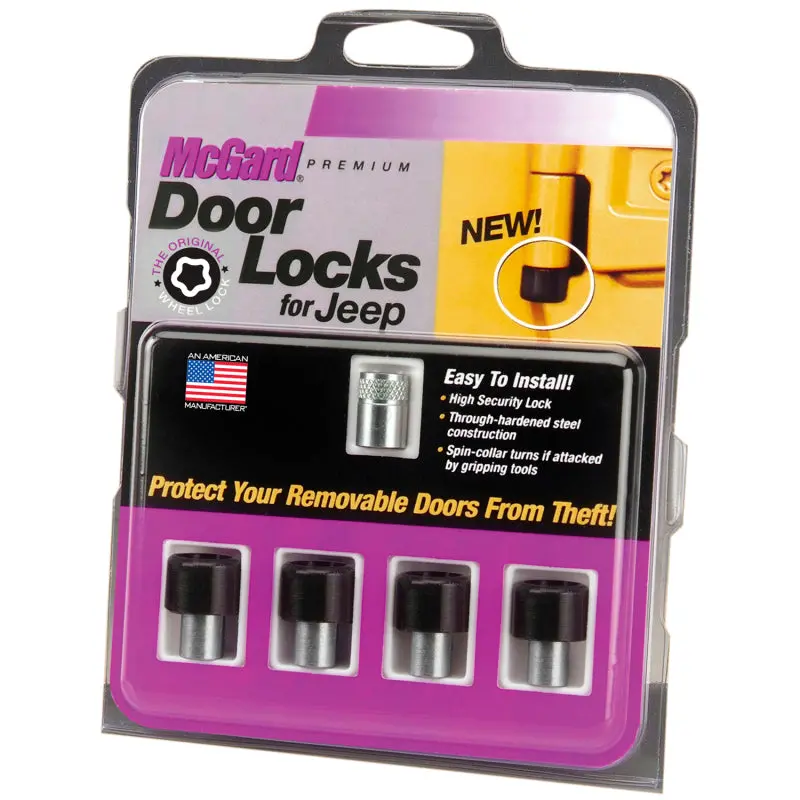 Mcgard 07-17 Jeep Wrangler Jk / Unlimited Jk 4-Door Lock Set - (4 Locks) 1