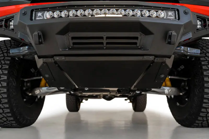 Addictive Desert Designs 2021+ Ford Bronco Stealth Fighter Front Bumper Skid Plate Kit 1