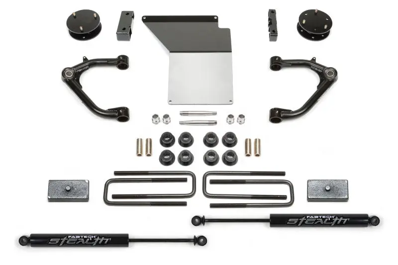 Fabtech 14-18 Gm K1500 W/Oe Alum. Uca 4In Uniball Uca System W/Rear Stealth Shocks 1