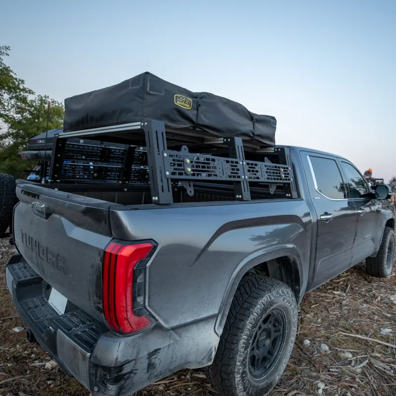 Cali Raised 2022+ Toyota Tundra Overland Bed Rack -Mid Height Rack 1