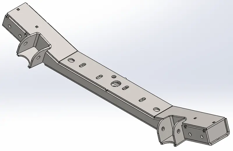 Artec Industries 07-18 Jeep Wrangler Jk Hd Crossmember With Link Mounts 2007-2011 Model Year 1