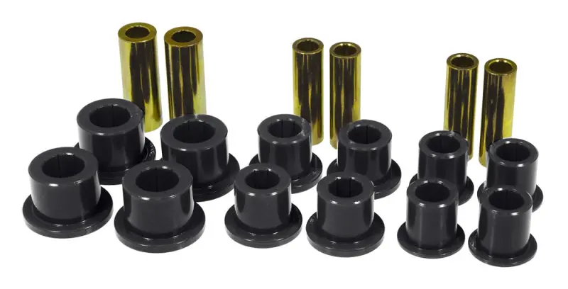 Prothane 99-04 Ford F250/350 Sd 2/4Wd Front Leaf Spring Bushings - Black 1