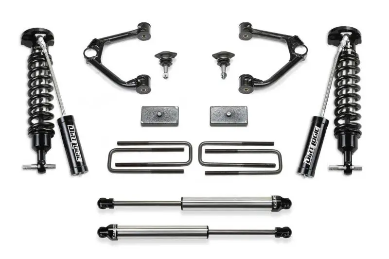 Fabtech 19-21 Gm C/K1500 P/U Diesel 3In Budget Sys W/Dl 2.5 Resi & 2.25 1