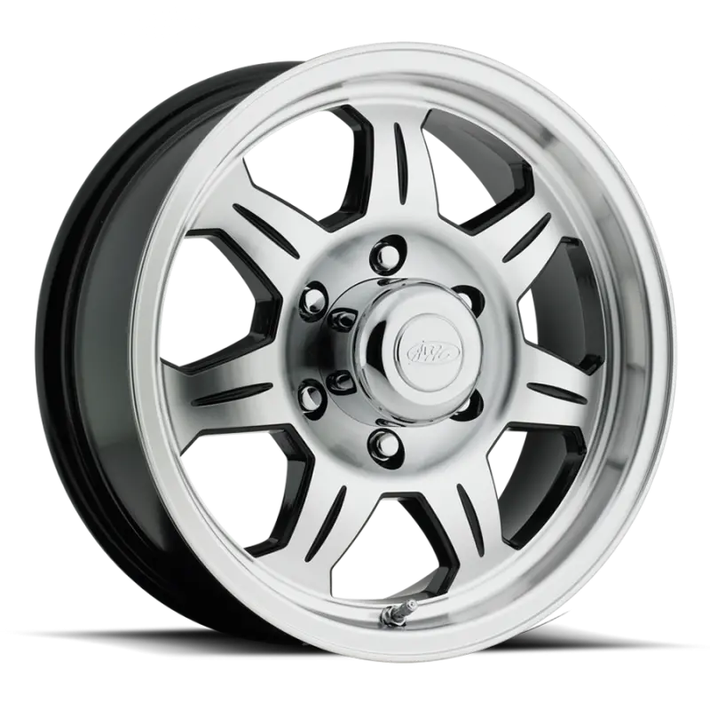 Raceline 870 Element 15X5in / 5X114.3 Bp / -0.125Mm Offset / 3.19Mm Bore - Black & Machined Wheel 1