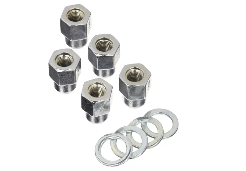 Weld Closed End Lug Nuts W/Centered Washers 12Mm X 1.5 - 5Pk. 1