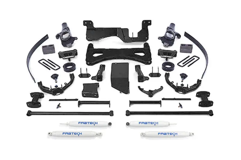 Fabtech 07-08 Gm C/K2500hd 8In Perf Sys W/Perf Shks 1