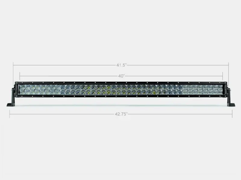 Cali Raised 42 Dual Row 5D Optic Osram Led Bar - Spot 1