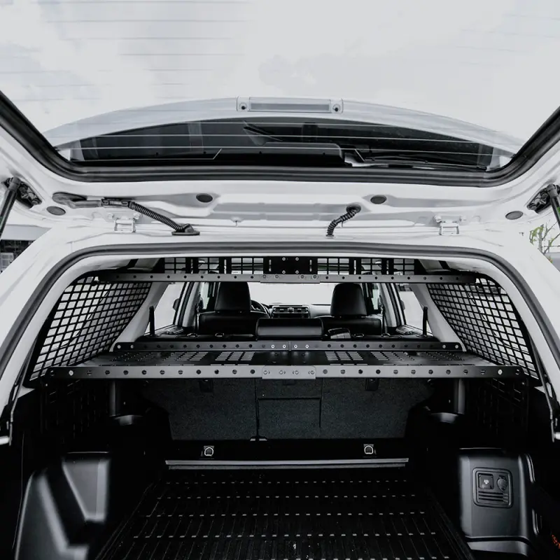 Cali Raised 10-24 Toyota 4Runner Interior Rear Molle Panel - 2 Row Seating/Both Sides & Middle Tray 1