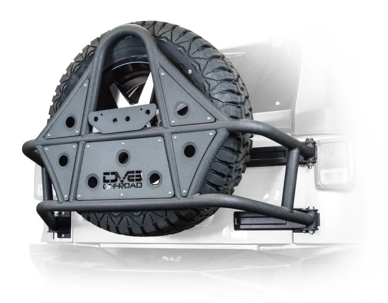Dv8 Offroad 07-18 Jeep Wrangler Body Mounted Tire Carrier 1