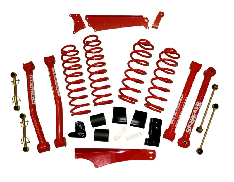 Skyjacker 4" Kit 07-09 Jeep Jk / Red 1