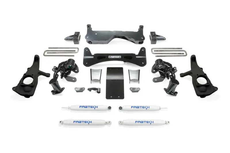 Fabtech 11-19 Gm 2500Hd 2Wd/4Wd 6In Rts Sys W/Perf Shks 1