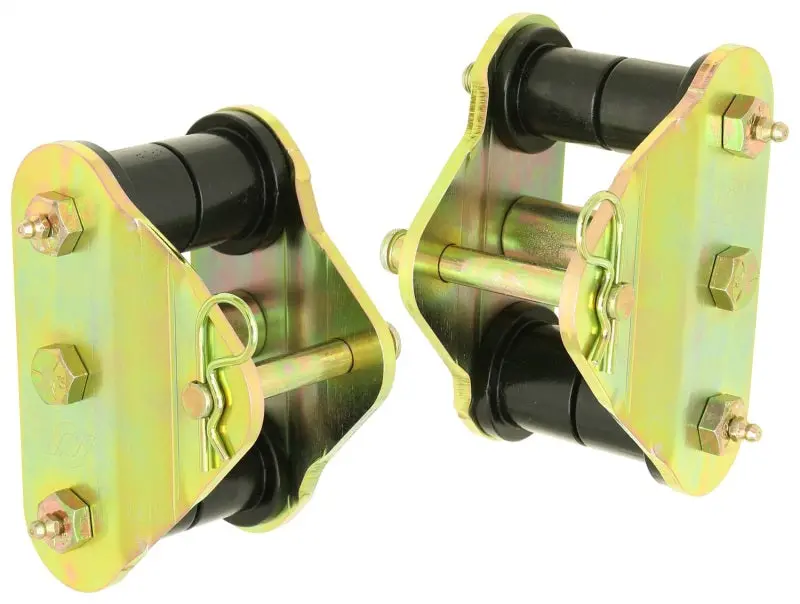 Rockjock Yj Front Tow Shackles For Pro Comp Springs With Hardware 1